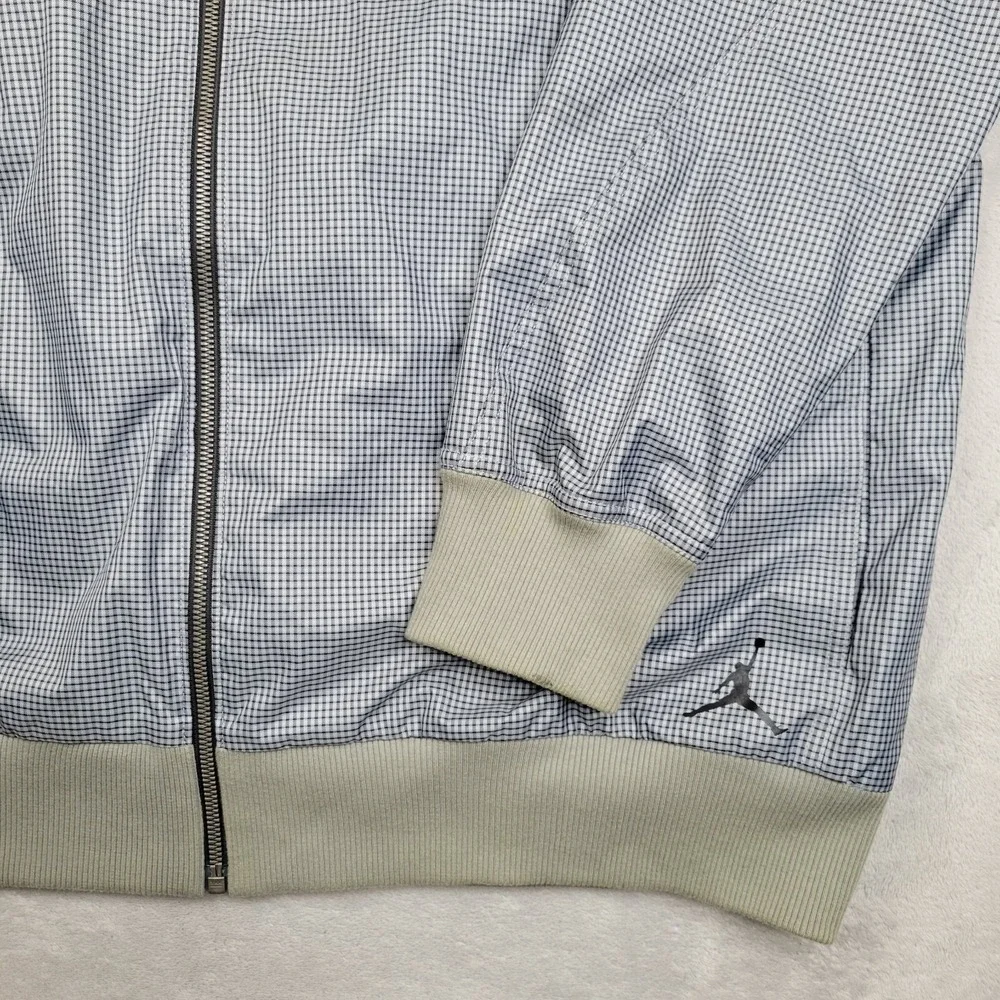 Jordan Jacket Mens XXL Vintage Full Zip Windbreaker Coat Sweatshirt Jumpman Air‎